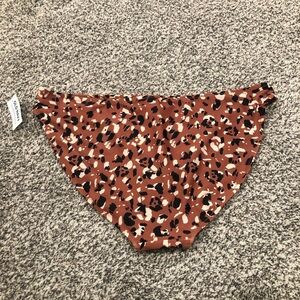 Leopard Print Bikini Bottom - Old Navy